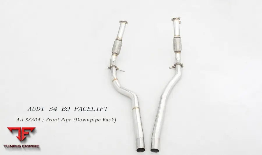 Audi S4 B9 Facelift All Ss304 Front Pipe Exhaust System