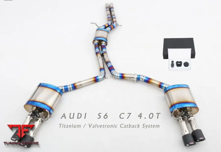 Audi S6 C7 4.0T Titanium Valvetronic Exhaust System