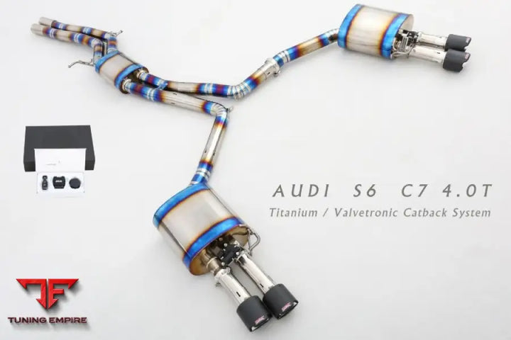 Audi S6 C7 4.0T Titanium Valvetronic Exhaust System