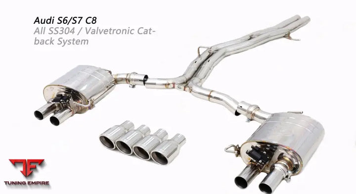 Audi S6/S7 C8 All Ss304 Valvetronic Exhaust System