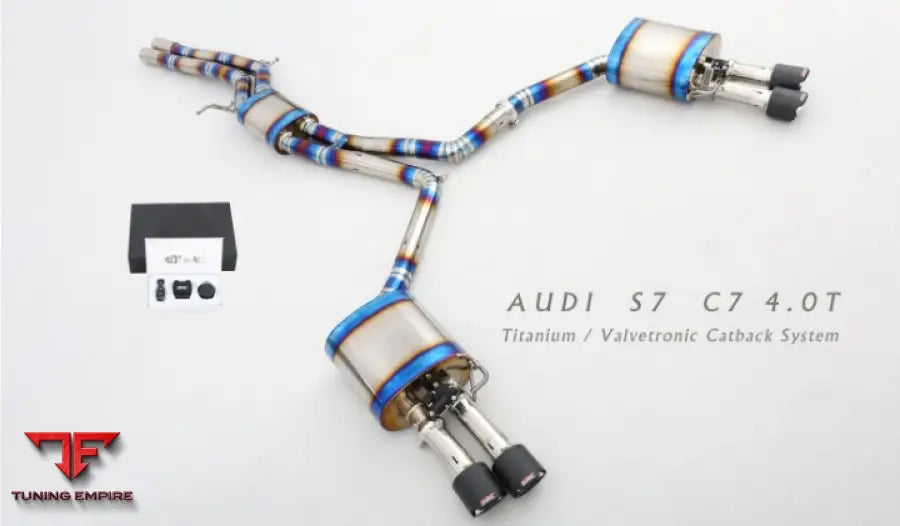 Audi S7 C7 4.0T Titanium Valvetronic Exhaust System