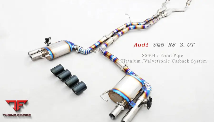 Audi Sq5 8R 3.Ot Ss304 Titanium Valvetronic Exhaust System