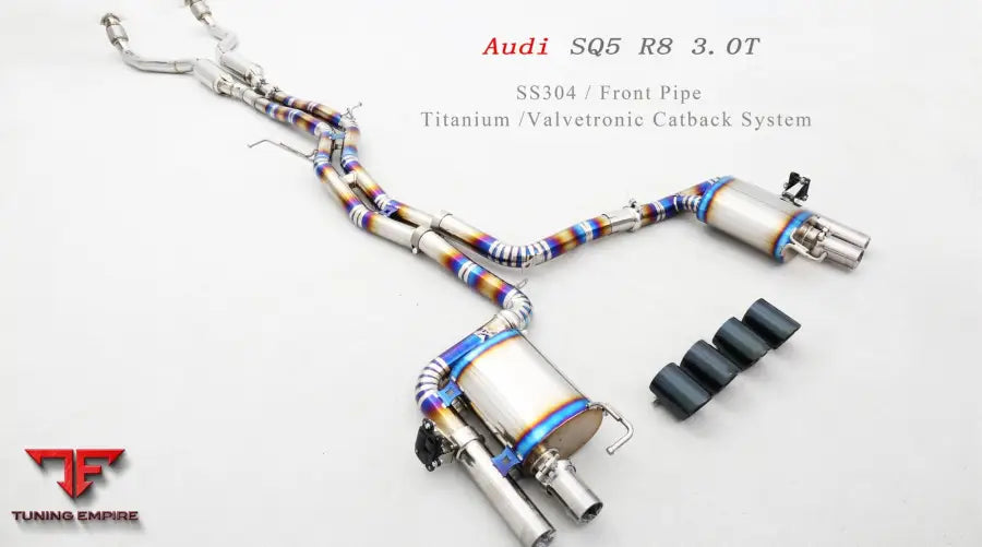 Audi Sq5 8R 3.Ot Ss304 Titanium Valvetronic Exhaust System