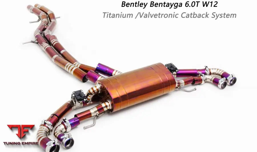 Bentley Bentayga 6.0T W12 Titanium Valvetronic Exhaust System