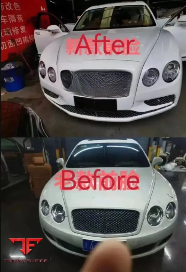 Bentley Continental Flying Spur 2005-2013 Conversion Body Kit Upgrade To 2015 V8 S Style