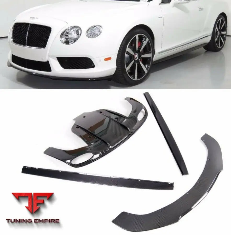 Bentley Continental Gt V8 W12 2011-2015 Carbon Fiber Body Kit