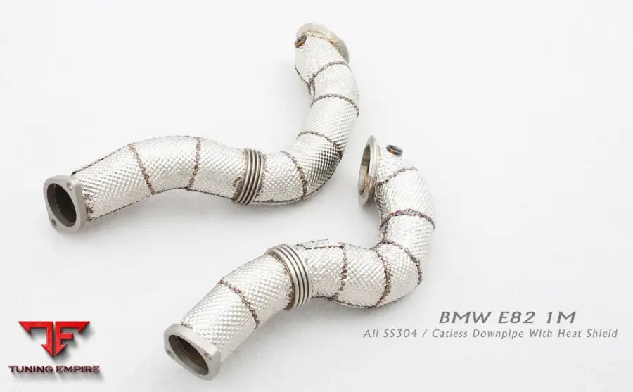 Bmw 1M All Ss304 Catless Downpipe With Heat Shield Exhaust System