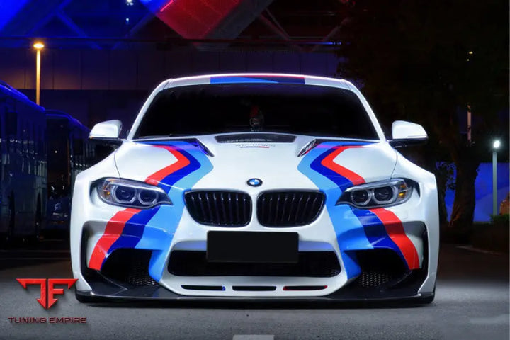 Bmw 2 Series F22 Vr Style Partial Carbon Fiber Wide Body Full Kit Bsd