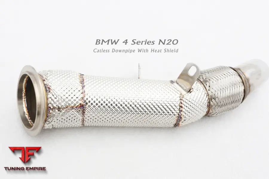 Bmw 4 Series F32/F33/F36 All Ss304 Catless Downpipe With Heat Shield Exhaust System