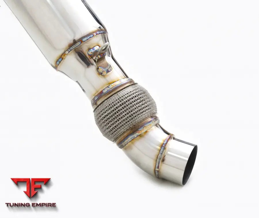 Bmw B58 3.0T All Ss304 Cat Downpipe With Heat Shield Exhaust System