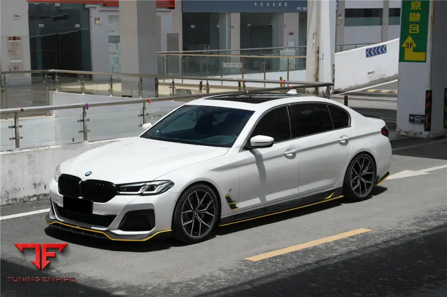 Bmw 5 Series G38 M-Tech Ad Style Dry Carbon Fiber Side Skirts Bsd