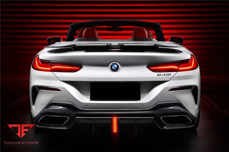 Bmw 8 Series G14 Convertibleg15 Coupeg16 4Dr-Gran Coupe 840850 Imp Style Carbon Fiber Rear Diffuser