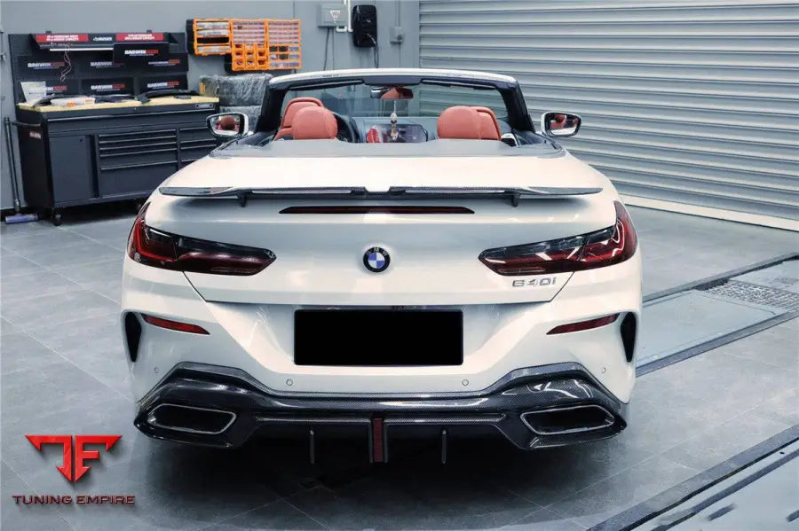 Bmw 8 Series G14 Convertibleg15 Coupeg16 4Dr-Gran Coupe 840850 Imp Style Carbon Fiber Rear Diffuser