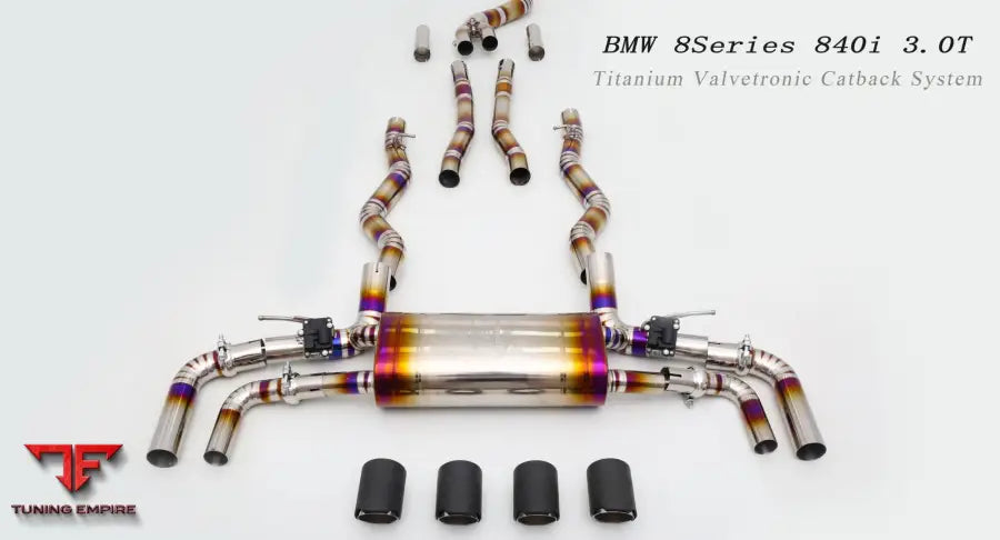 Bmw 8 Series G14/G15/G16 Titanium Valvetronic Exhaust System