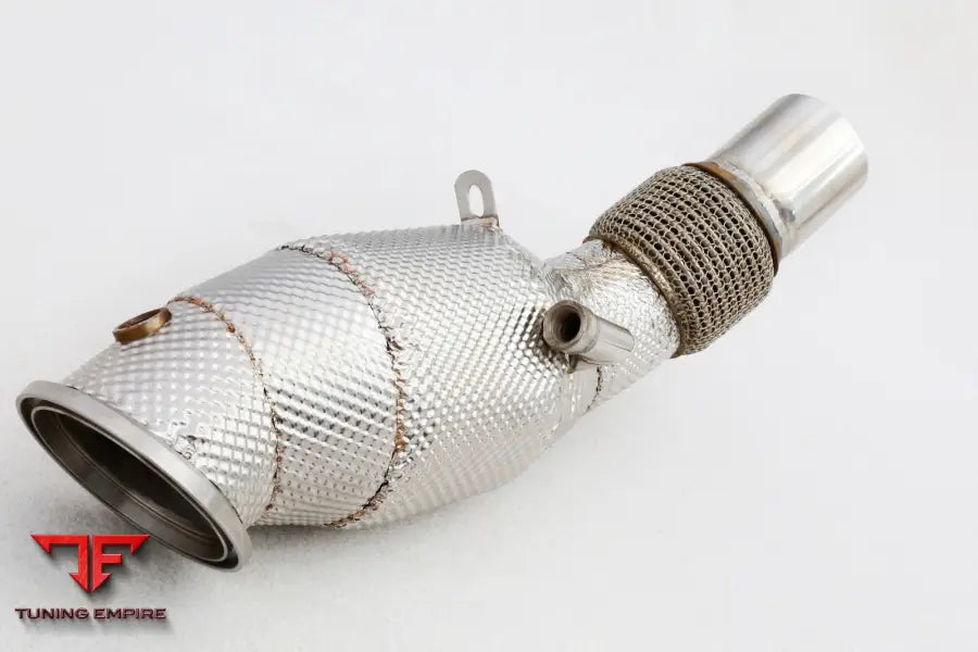 Bmw B48 2.0T All Ss304 Cat Downpipe With Heat Shield Exhaust System