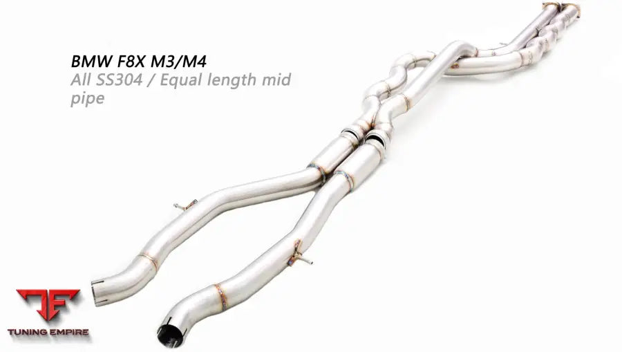 Bmw F8X M3/M4 All Ss304 Equal Length Mid Pipe Exhaust System