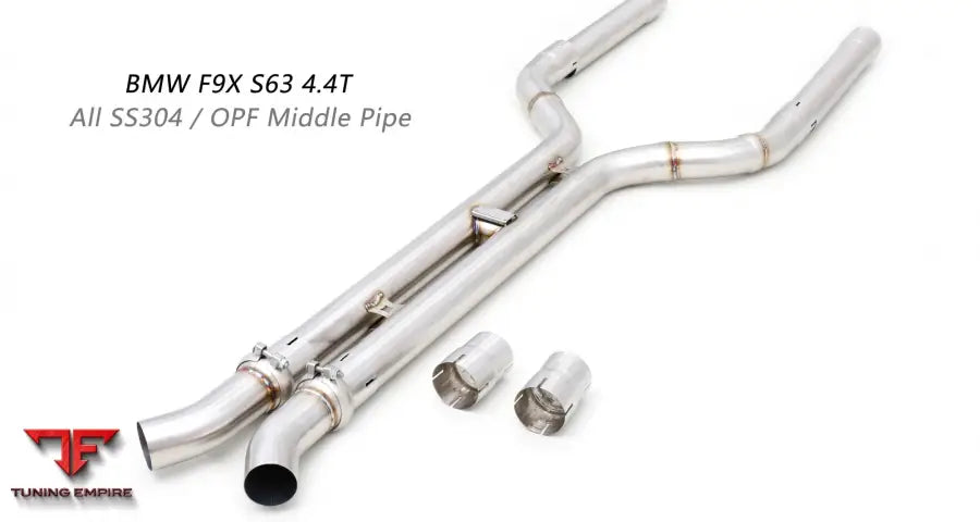 Bmw F9X S63 All Ss304 Opf Middle Pipe Exhaust System