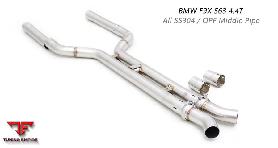 Bmw F9X S63 All Ss304 Opf Middle Pipe Exhaust System