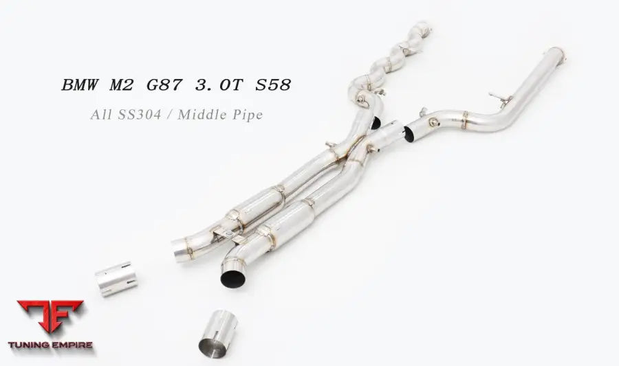 Bmw M2 G87 3.0T All Ss304 Middle Pipe Exhaust System