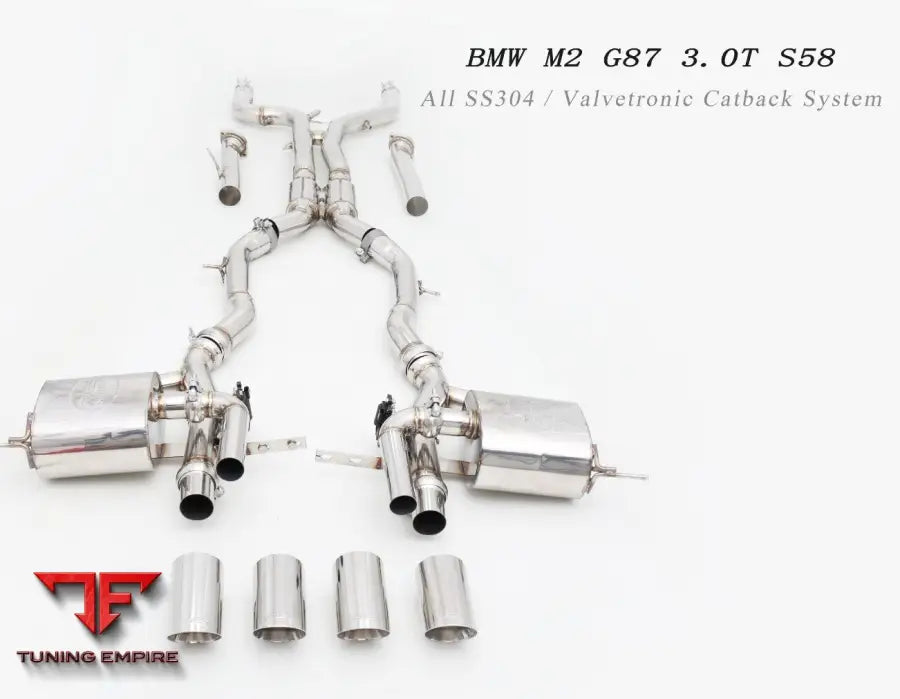 Bmw M2 G87 All Ss304 Valvetronic Exhaust System