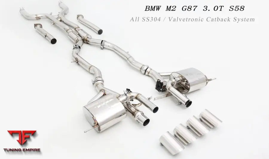 Bmw M2 G87 All Ss304 Valvetronic Exhaust System