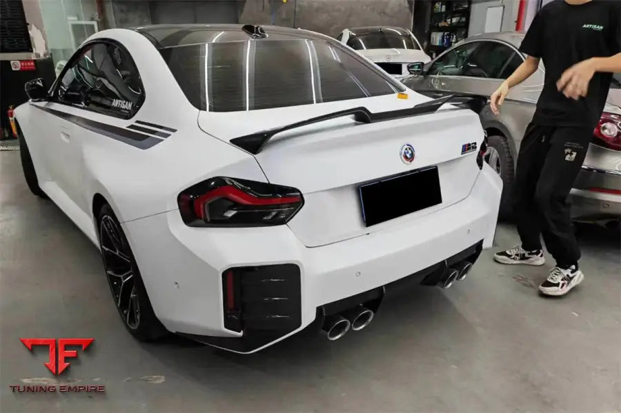 Bmw M2 G87 Od-B Style Dry Carbon Fiber Trunk Spoiler Bsd