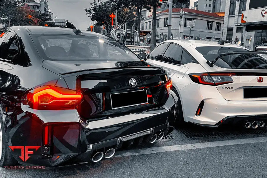 Bmw M2 G87 Od-R Style Dry Carbon Fiber Rear Diffuser Lip Bsd