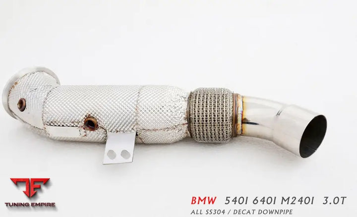 Bmw M240I F22 Catless Downpipe With Heat Shield Exhaust System