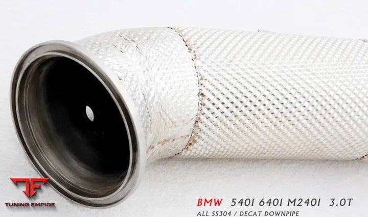 Bmw M240I F22 Catless Downpipe With Heat Shield Exhaust System