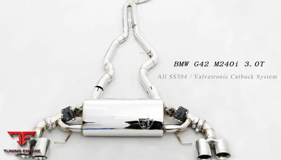 Bmw M240I G42 All Ss304 Valvetronic Catback System