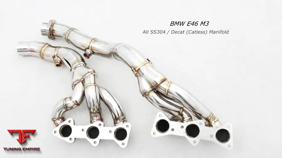 Bmw M3 E46 All Ss304 Catless Manifold Exhaust System