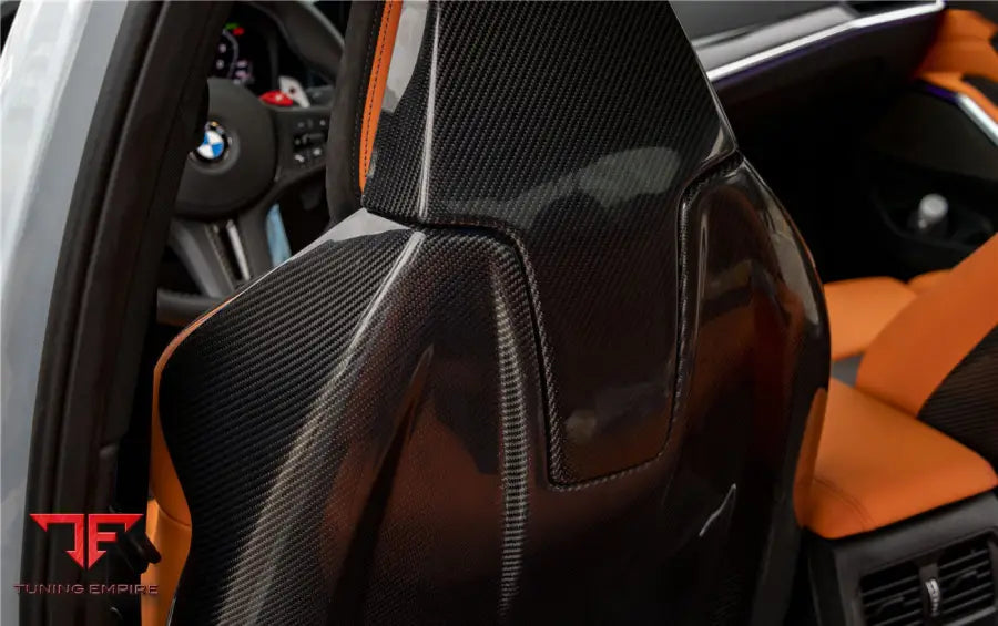 Bmw M3 G80 Carbon Fiber Seat-Back Cover Bsd