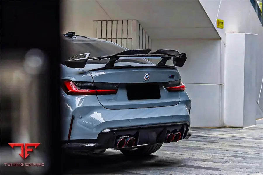 Bmw M3 G80 G20 Bkssii Style Carbon Fiber Trunk Spoiler Bsd