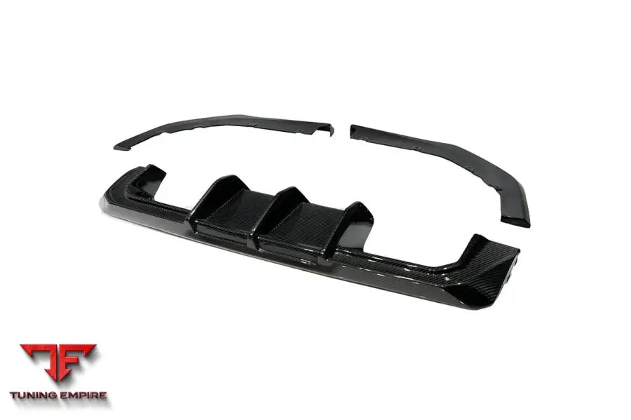 Bmw M3 G80 & G81 M4 G82 G83 Mtn Style Dry Carbon Fiber Rear Diffuser Lip With Winglets Bsd