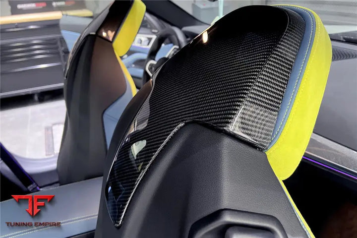 Bmw M3 G80 M4 G82G83 Carbon Fiber Up Seat-Back Cover Bsd