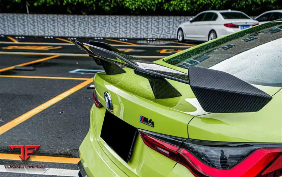 Bmw M4 G82 & 4 Series G22 Bkssii Style Carbon Fiber Trunk Spoiler Bsd