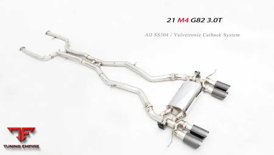 Bmw M4 G82 All Ss304 Valvetronic Exhaust System