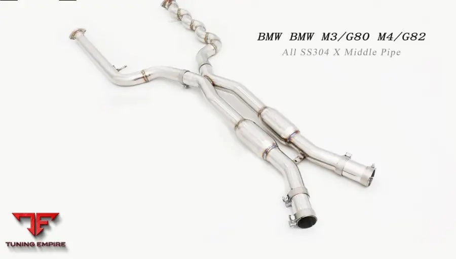 Bmw M4 G82 All Ss304 X Middle Pipe Exhaust System