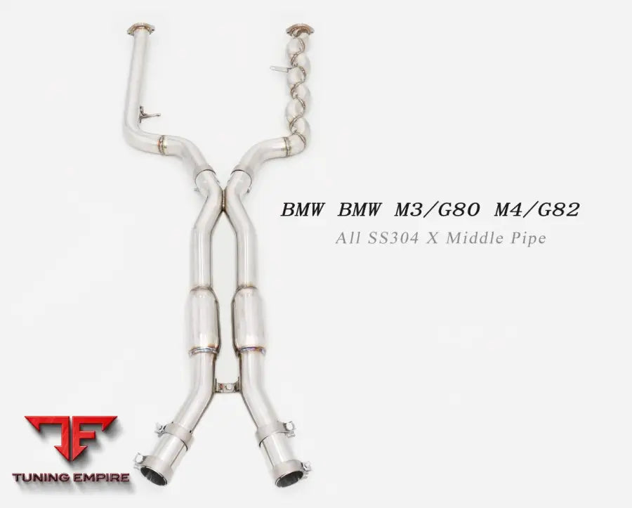 Bmw M4 G82 All Ss304 X Middle Pipe Exhaust System