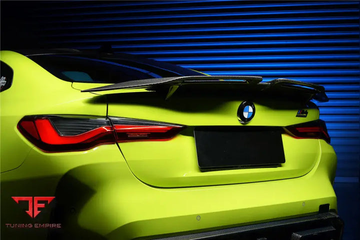 Bmw M4 G824 Series G22 Bkss Style Carbon Fiber Trunk Spoiler Bsd