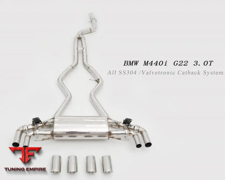 Bmw M440I G22 3.0T All Ss304 Valvetronic Catback System