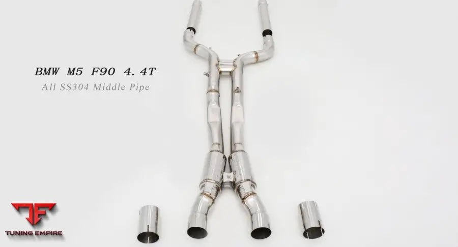 Bmw M5 F90 4.4T All Ss304 Middle Pipe Exhaust System