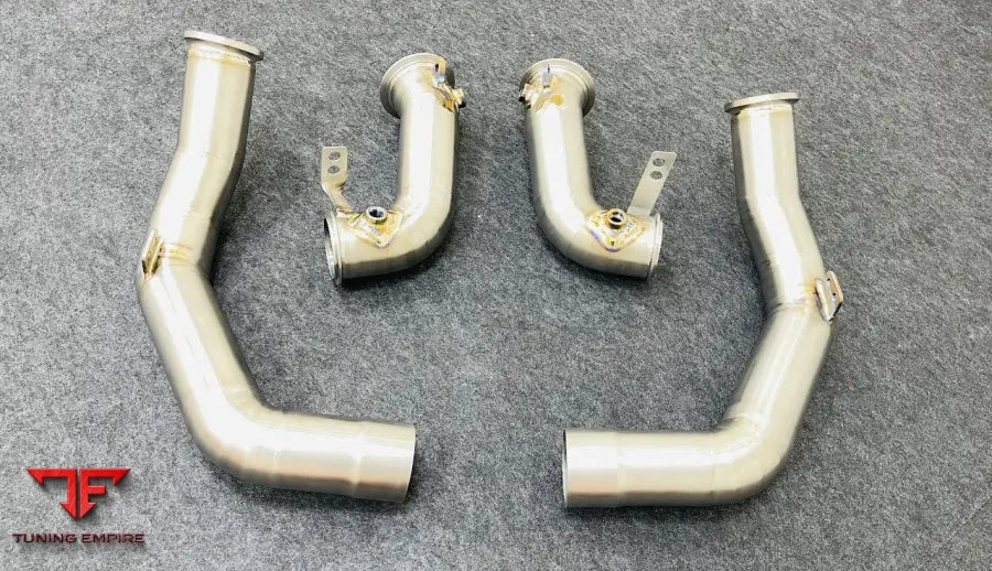 BMW S63 (OPF) F9x M5/M8 TITANIUM CATLESS DOWNPIPE