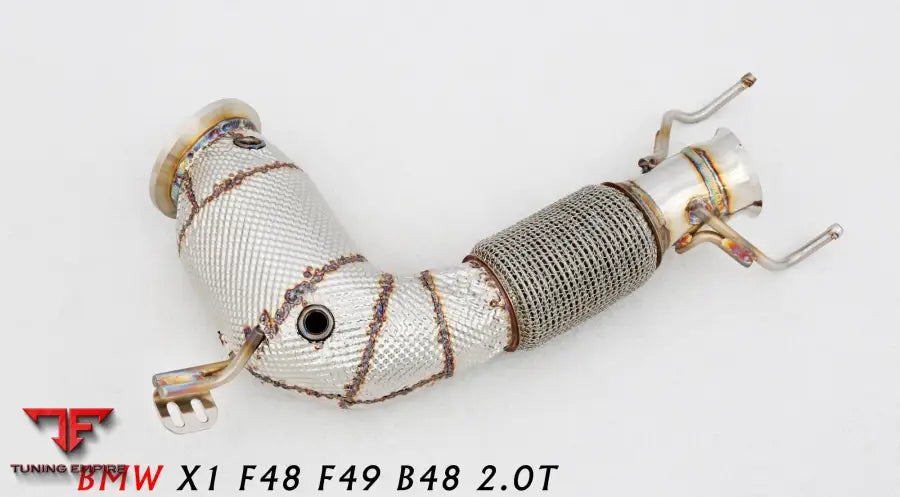 Bmw X1 F48/F49 All Ss304 Cat Downpipe With Heat Shield Exhaust System