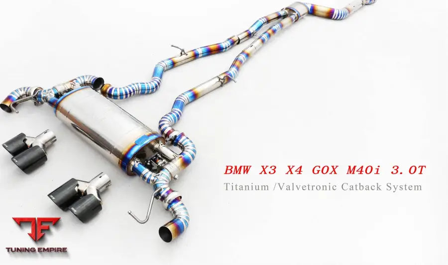 Bmw X3 X4 G0X M40I 3.0T Titanium Valvetronic Exhaust System