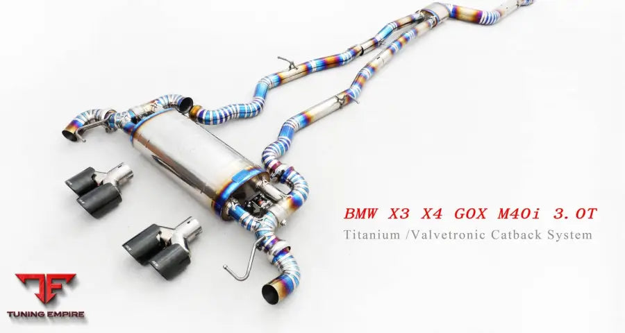 Bmw X3 X4 G0X M40I 3.0T Titanium Valvetronic Exhaust System