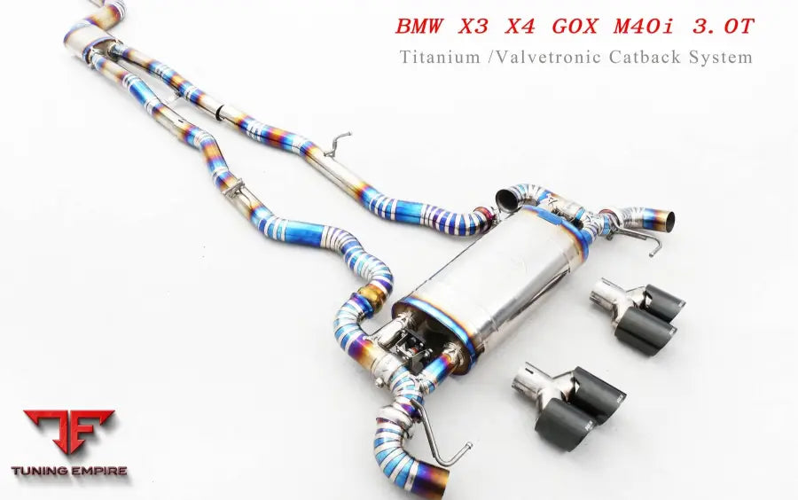 Bmw X3 X4 G0X M40I 3.0T Titanium Valvetronic Exhaust System