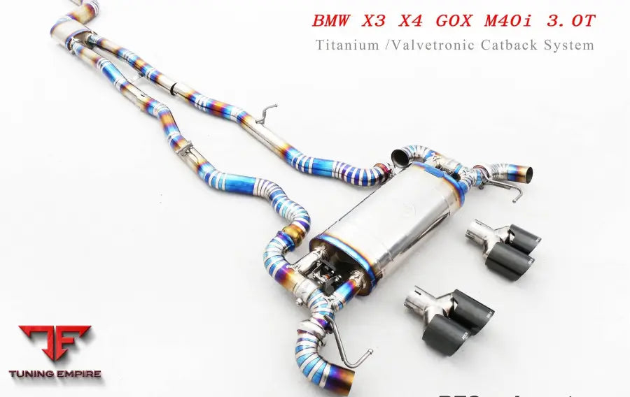 Bmw X3 X4 G0X M40I 3.0T Titanium Valvetronic Exhaust System