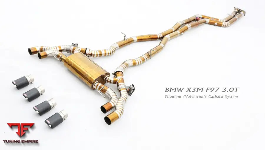 Bmw X3M F97 Titanium Valvetronic Exhaust System