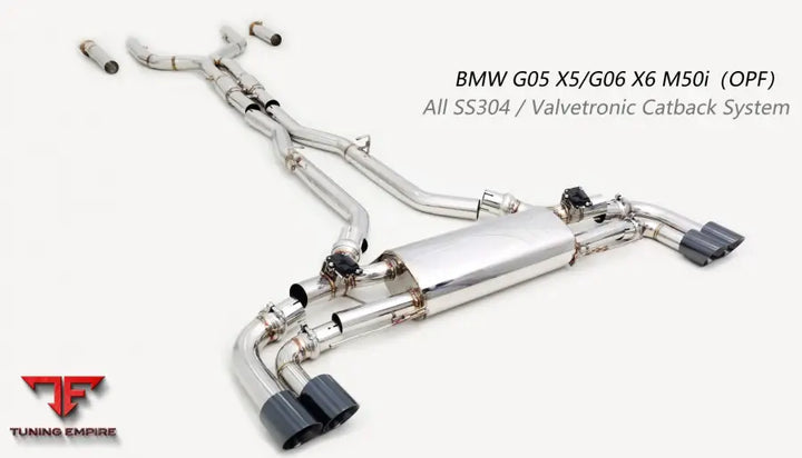 Bmw X5 G05 M50I All Ss304 Valvetronic Exhaust System